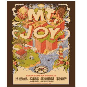 Mt Joy 2026 Australia And New Zealand Tour Schedule Poster 166